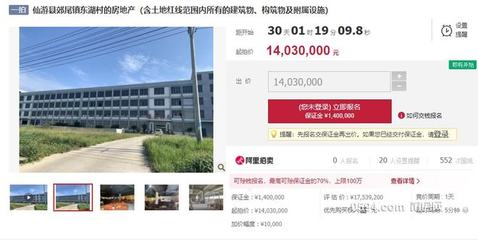 仙游一价值1700多万元的工厂面临查封拍卖，房地产评估揭示潜在价值