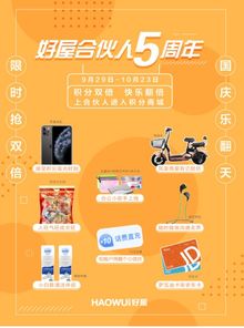 好屋合伙人五周年庆典 积分商城重磅回馈房产经纪人